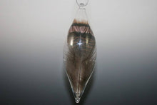 Hand Blown Turkey Feather Christmas Ornament