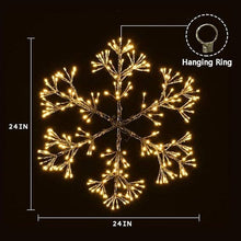 Snowflake Light with Warm White LEDs