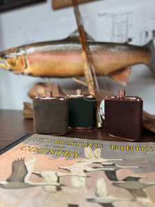 Seibels Custom Leather Wrapped Flasks