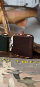 Seibels Custom Leather Wrapped Flasks
