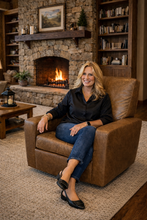 Tall Carson Swivel Recliner 40T 37W 37D 62L