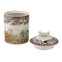 Spode Woodland 7 Inch Treat Jar Assorted Dogs