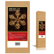 Snowflake Light with Warm White LEDs
