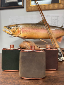 Seibels Custom Leather Wrapped Flasks