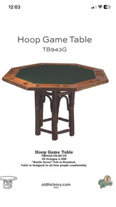 Old Hickory Game Table