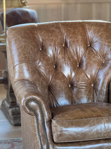 Tannery 518 Swivel Rocker 39H 36W 40D SH21 SD24 AH26