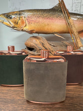 Seibels Custom Leather Wrapped Flasks