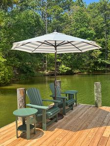 Treasure Garden 9’ Auto Tilt Umbrella w/50lb Base