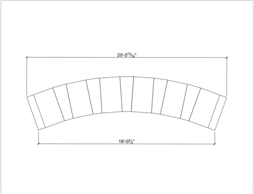 11 Pc Telluride Sectional 20’ 5 15/16” Grade D/F CHR-LA/RA/ 4-AA/ 5-ICC17