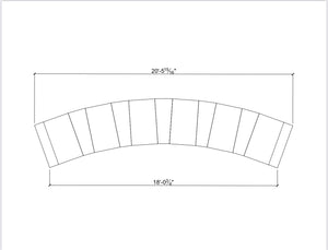 11 Pc Telluride Sectional 20’ 5 15/16” Grade D/F CHR-LA/RA/ 4-AA/ 5-ICC17