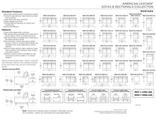 Montara Loveseat/Chaise Sectional 103L 38D 34T