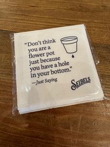 Flower Pot Cocktail Napkin (10 Pk)