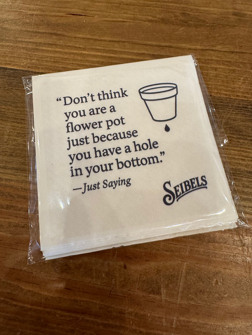 Flower Pot Cocktail Napkin (10 Pk)