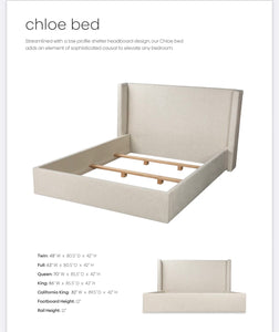 Chloe Platform Bed