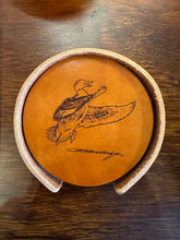 Seibels Leather Coasters Set/4