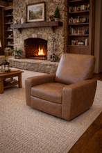 Tall Carson Swivel Recliner 40T 37W 37D 62L