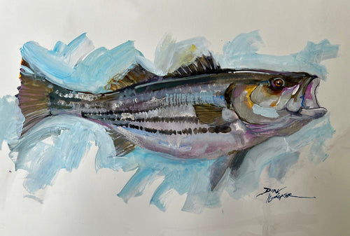 Stripe Bass by Artist Dirk Walker
