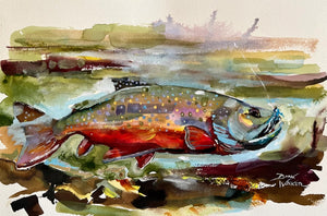 Fish On by Artist Dirk Walker