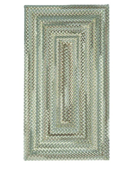 Bear Creek Olive Branch Concentric Rectangle 8x11 Rug by Capel Rugs