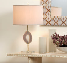 Agate Slice Table Lamp by Jamie Young