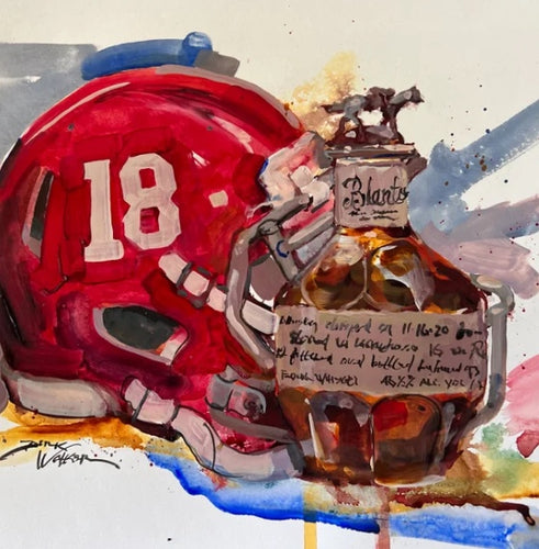 Alabama Football & Blanton's - SEC Bourbon Series by Dirk Walker