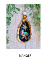 Oyster Shell Ornament