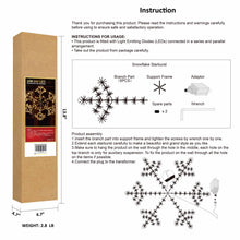 Snowflake Light with Warm White LEDs