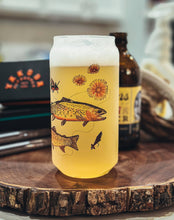 WILD WATERS COLLAGE PINT GLASS – 18 OZ COLLAB W/@Big_Mac_Fishing