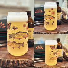 WILD WATERS COLLAGE PINT GLASS – 18 OZ COLLAB W/@Big_Mac_Fishing