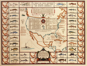 Bishop Saltwater Gamefish Map