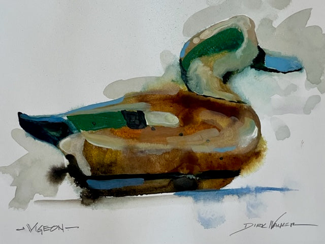 Wigeon Decoy by Dirk Walker