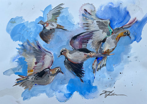 THERE'S LEAD EVERYWHERE UP HERE! by Artist Dirk Walker