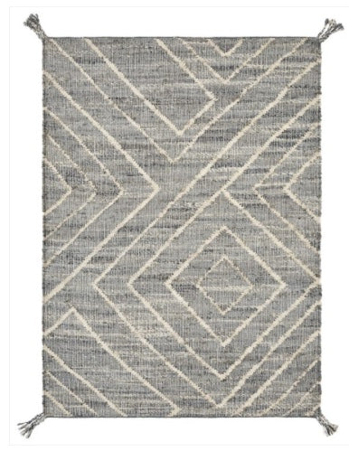 Amos Charcoal Rug by Amity Home