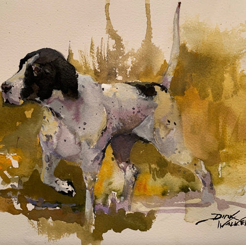 ENGLISH POINTER by Artist Dirk Walker