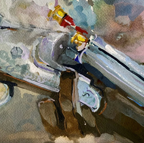 SIDE BY SIDE 16 GA by Artist Dirk Walker