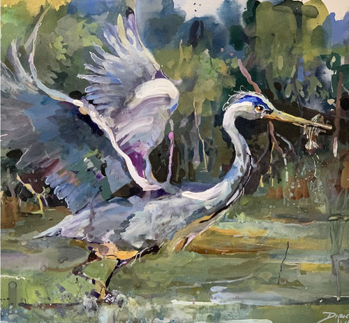 HERON by Artist Dirk Walker