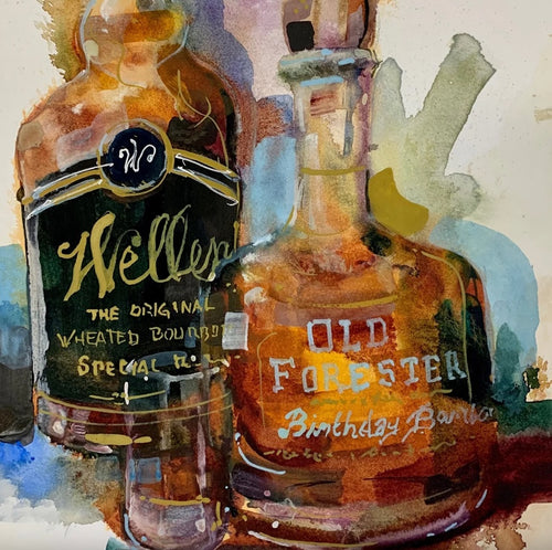 WELLER & OLD FORESTER by Artist Dirk Walker