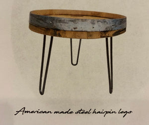 Wine Barrel Table