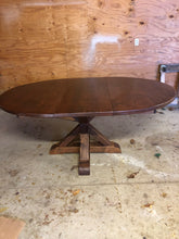 Reclaimed Pine Round Pedestal Table