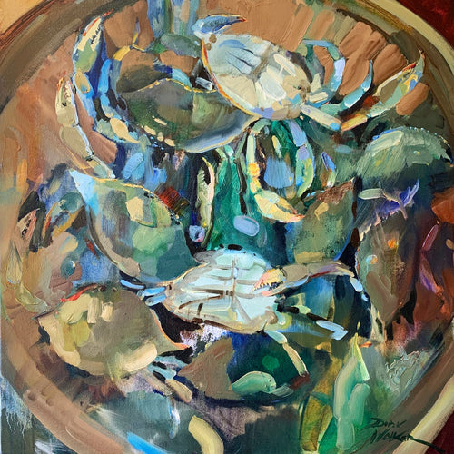 FRESH BLUE CRABS by Artist Dirk Walker