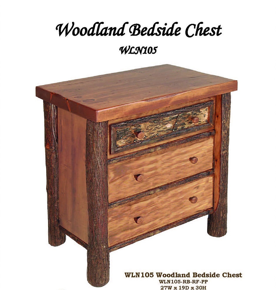 Woodlands Bedside Chest by Old Hickory